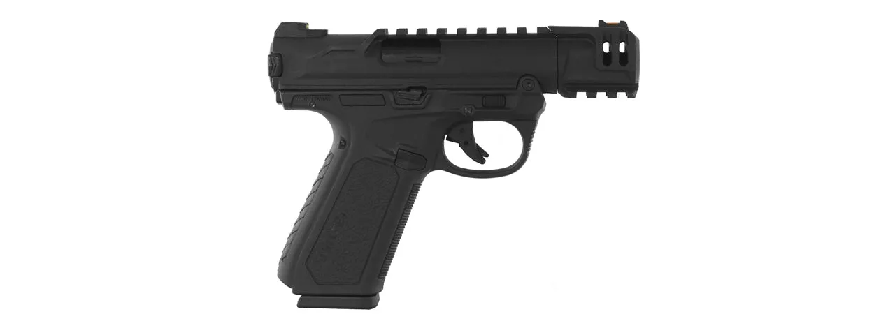 Pre-Order Eta June* Action Army Aap-01C Green Gas Blowback Airsoft Pistol (Color: Black)
