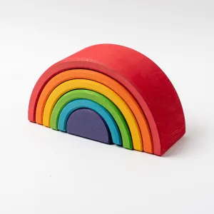 Prism Play Limewood Rainbow Wooden Stacker - 6 Pcs