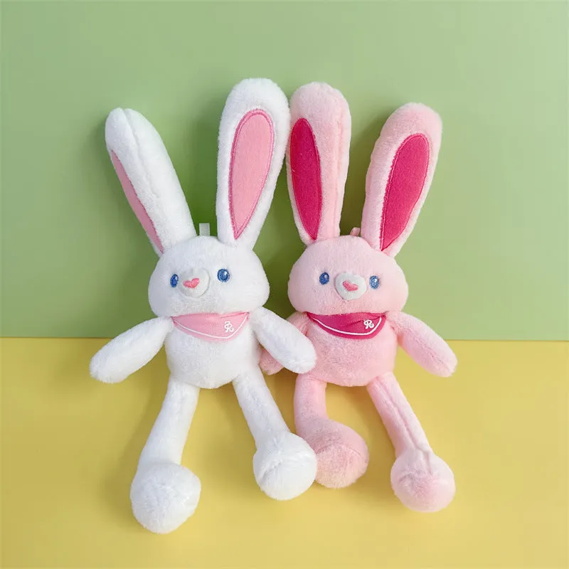 Pulling Ears Wonderland: Your Playful Rabbit Keychain Plush Toy