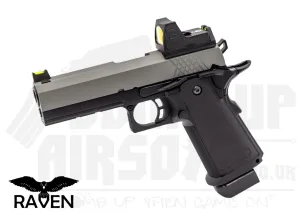 Raven Hi-Capa 4.3   BDS GBB Airsoft Pistol - Black/Grey