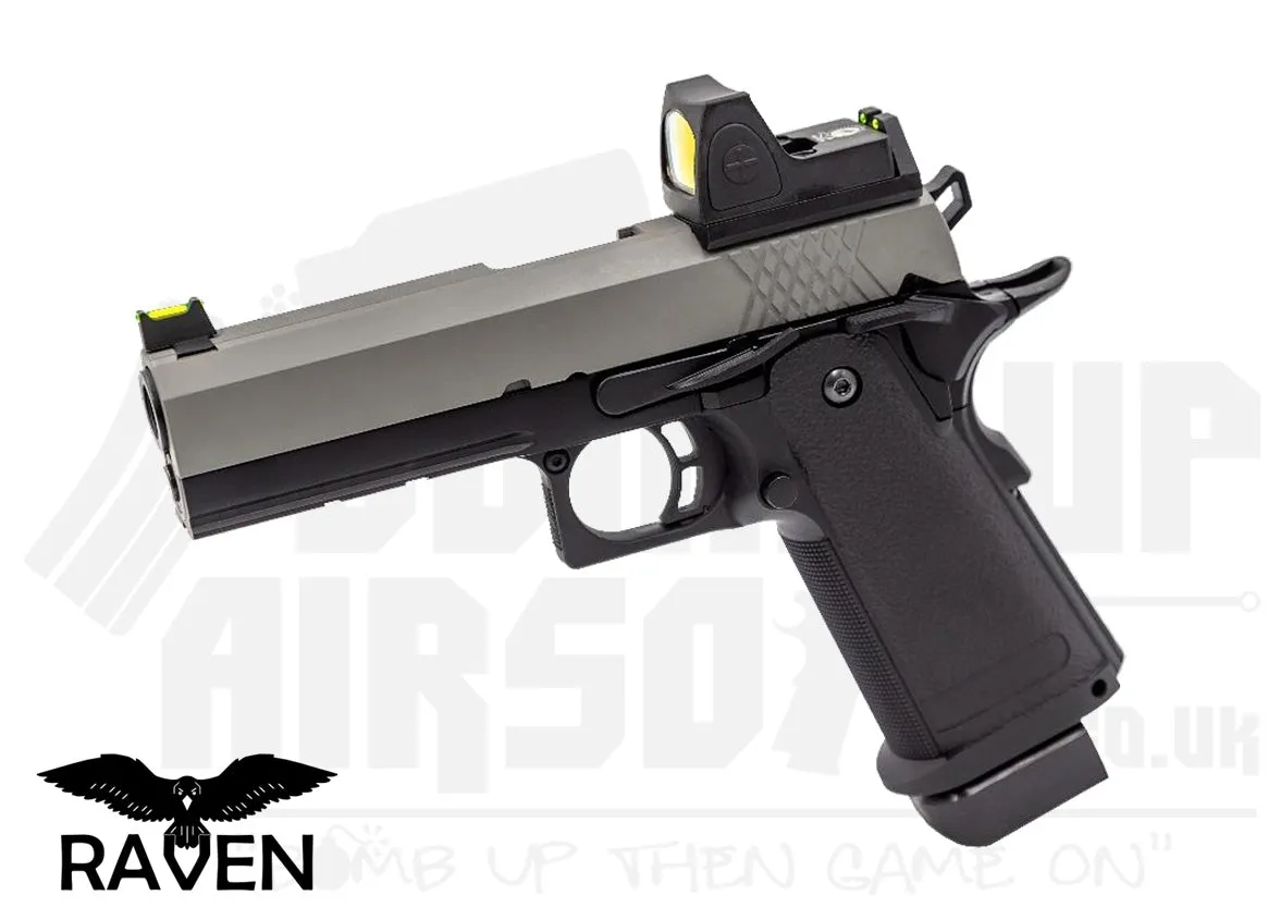 Raven Hi-Capa 4.3   BDS GBB Airsoft Pistol - Black/Grey