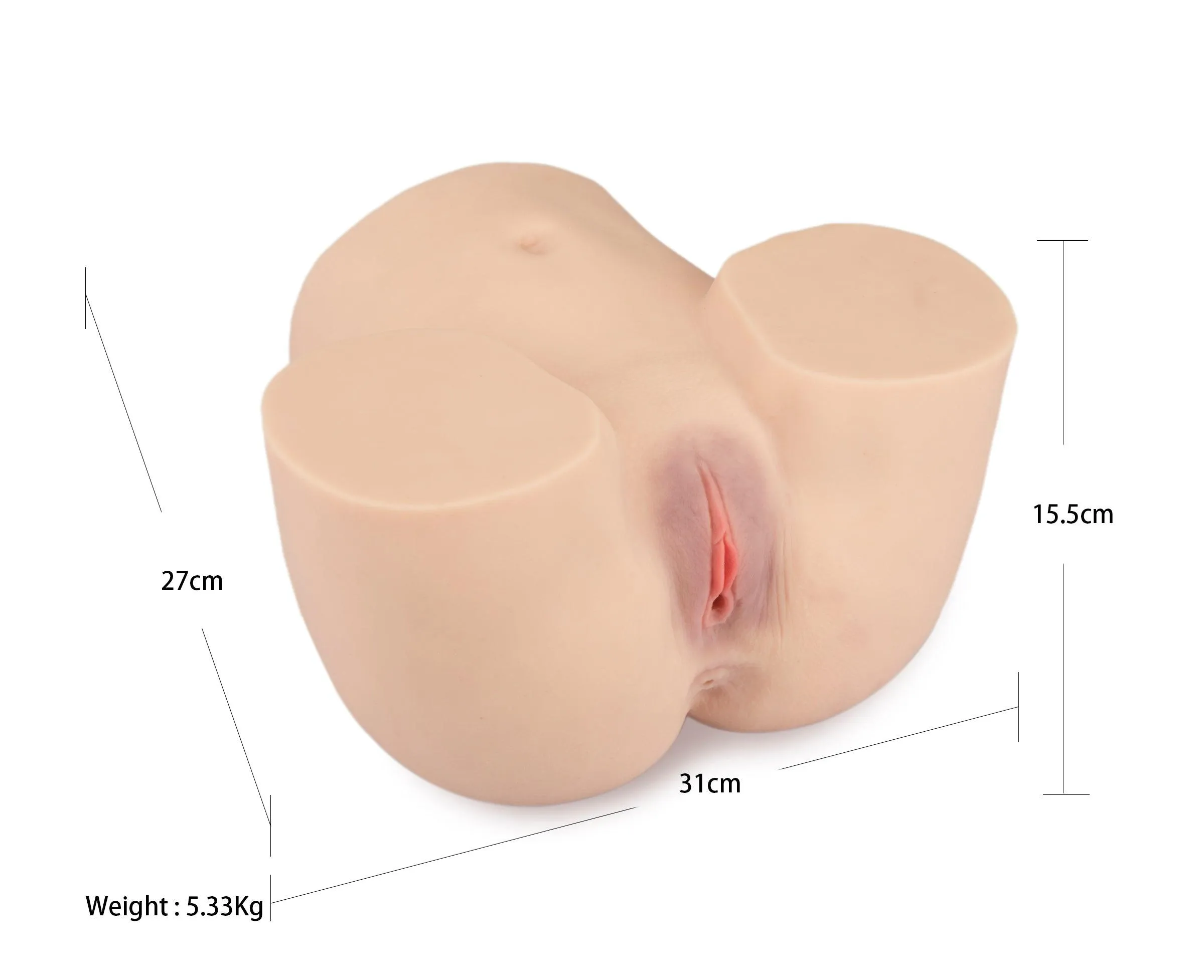 Realistic Half Torso Masturbator 5.6kg