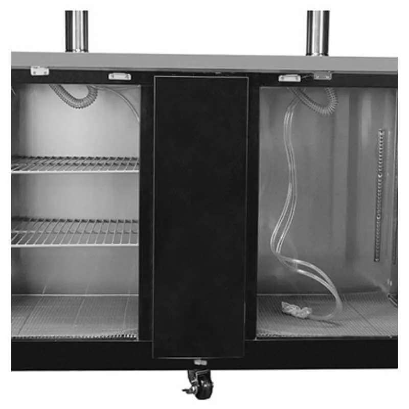 Saba - SDD-27-69 Commercial 69″ Beer Dispenser Refrigerator with (2) Double Tap