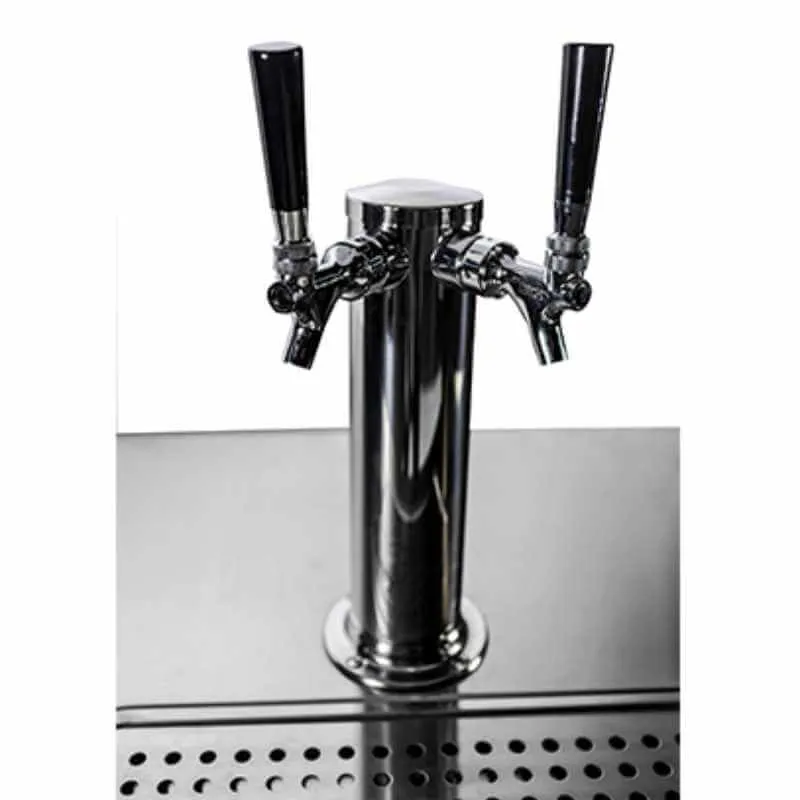 Saba - SDD-27-69 Commercial 69″ Beer Dispenser Refrigerator with (2) Double Tap