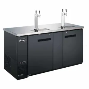 Saba - SDD-27-69 Commercial 69″ Beer Dispenser Refrigerator with (2) Double Tap