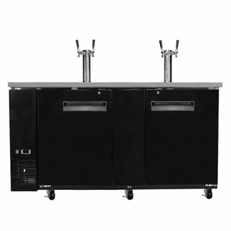 Saba - SDD-27-69 Commercial 69″ Beer Dispenser Refrigerator with (2) Double Tap