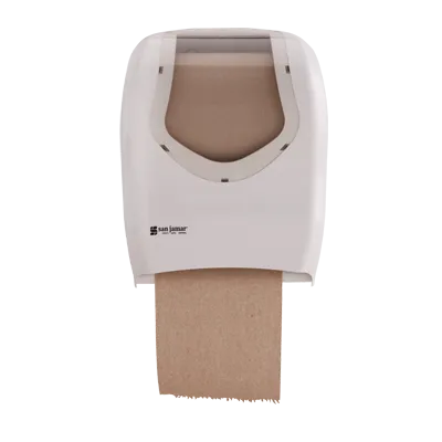 San Jamar Tear-N-Dry Touchless Towel Dispenser With Ad Insert