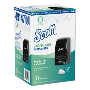 Scott Essential Manual Skin Care Dispenser, 1000 Ml, 5.43" X 4.85" X 8.36", For Small Business, Black - KCC49147