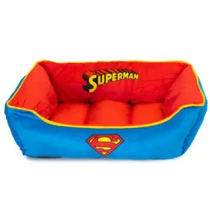 Superman Pet Bed, Medium, DC Comics Dog Bed - Comfort and Style for Your Super Pup