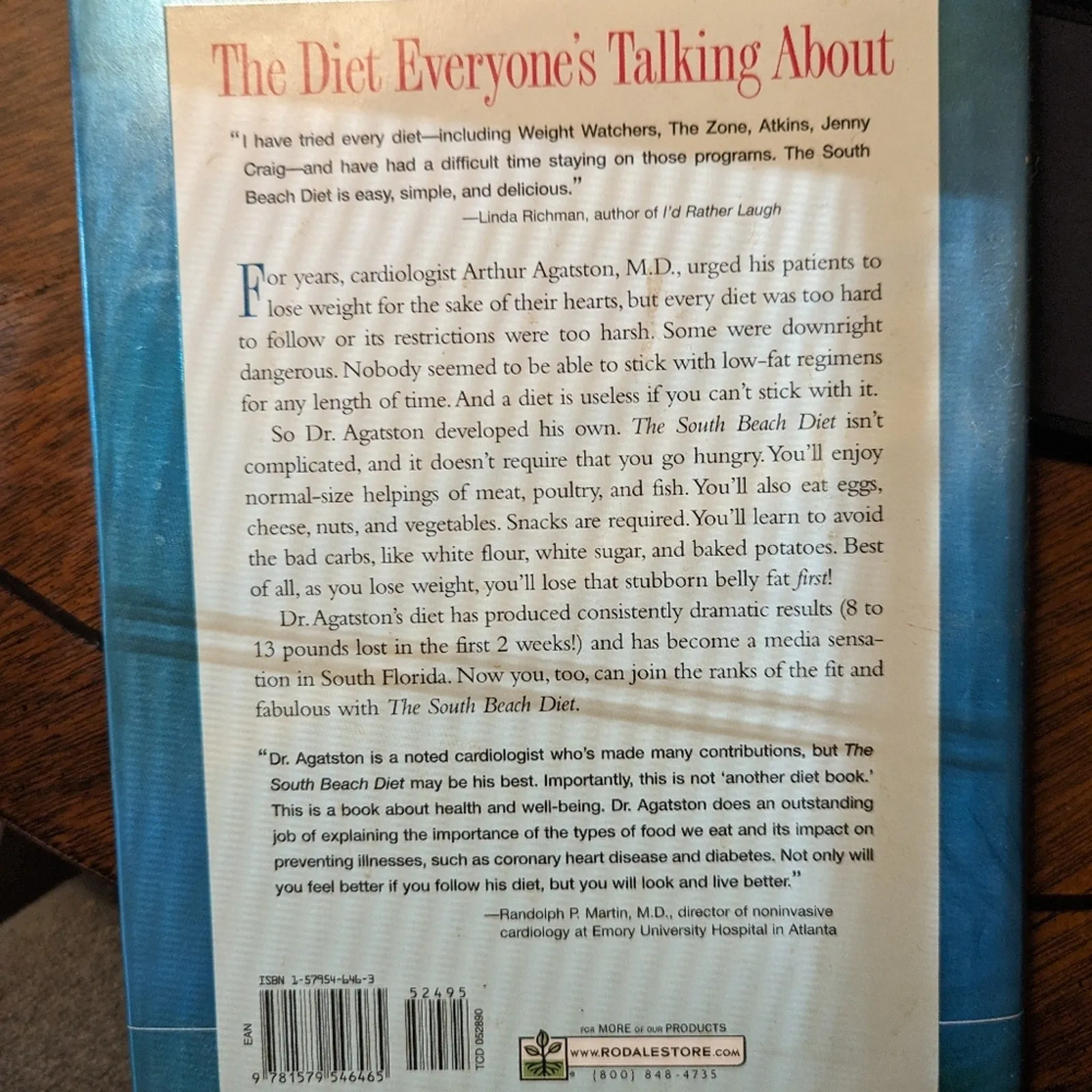 The South Beach Diet by Arthur Agatston, MD