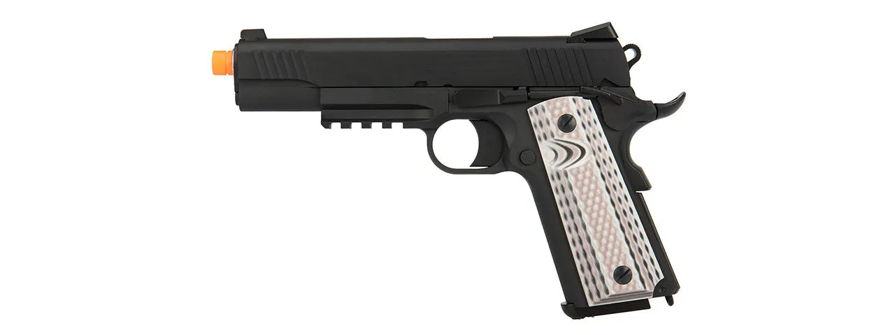 WE Tech Full Metal 1911 M45A1 Gas Blowback Airsoft Pistol (Black)